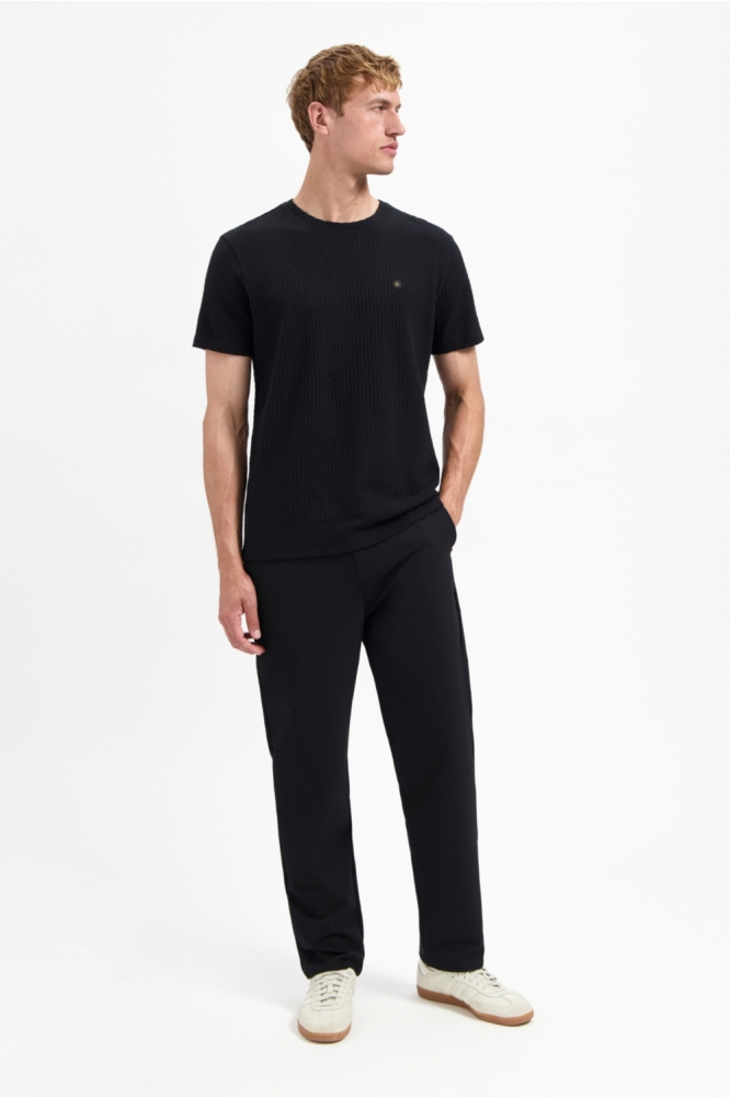 GESTRUCTUREERD T SHIRT 29360791 020 BLACK